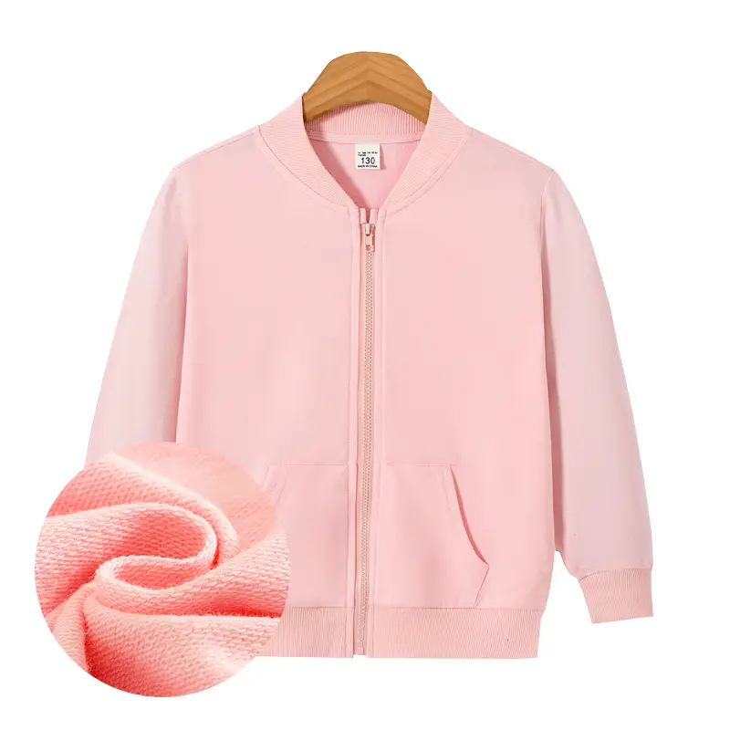 Pink Full-Zip Kids Jacket Spring Autumn - Image 7