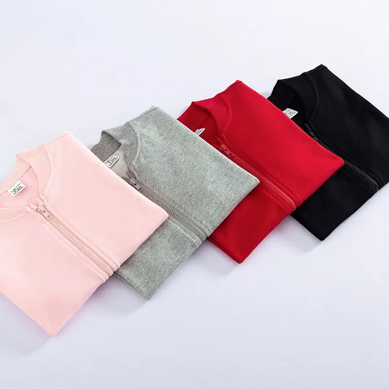 Pink Full-Zip Kids Jacket Spring Autumn - Image 8
