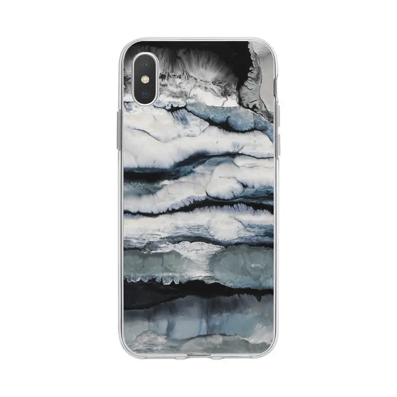 14 Promax Phone Case Marble Design with Gold Accents