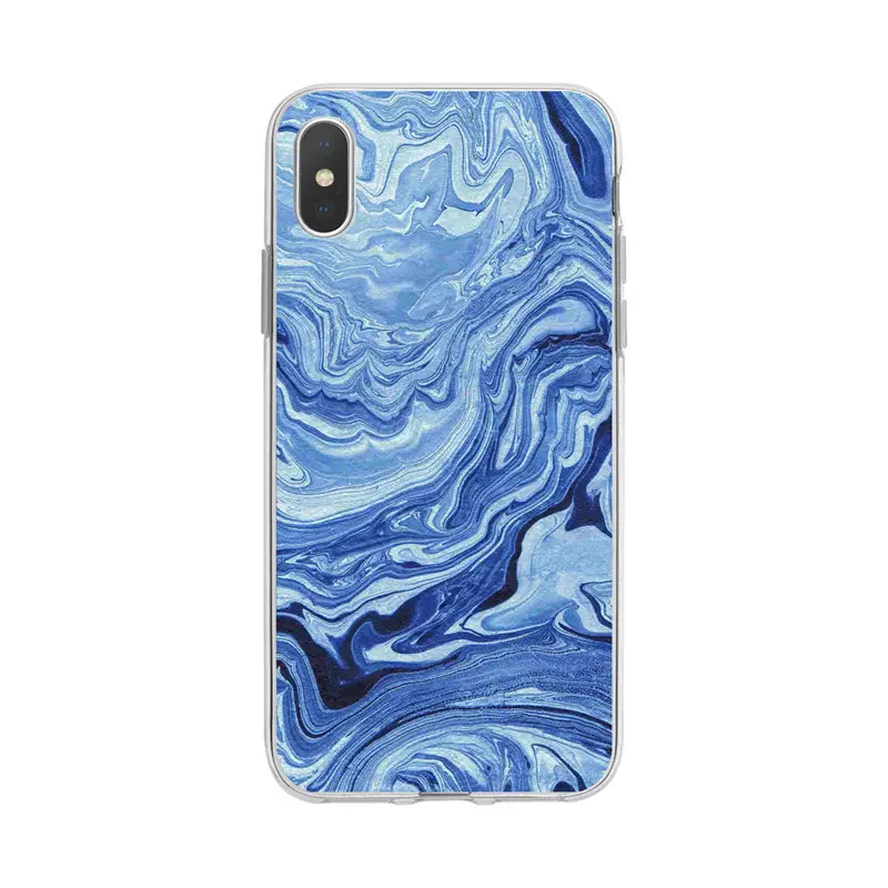 14 Promax Phone Case Marble Design with Gold Accents