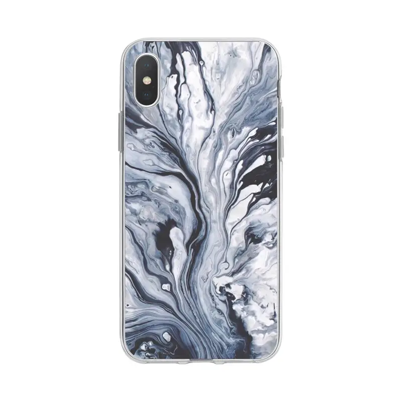 14 Promax Phone Case Marble Design with Gold Accents