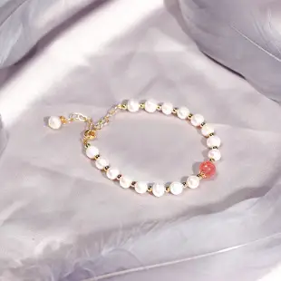 Natural Baroque Freshwater Pearl Bracelet Double Layer — feature 13