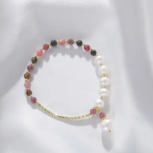 Natural Baroque Freshwater Pearl Bracelet Double Layer — feature 17