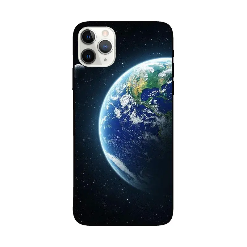 Starry Sky Mobile Case for Apple 14 Promax Black Moon Theme - Image 10