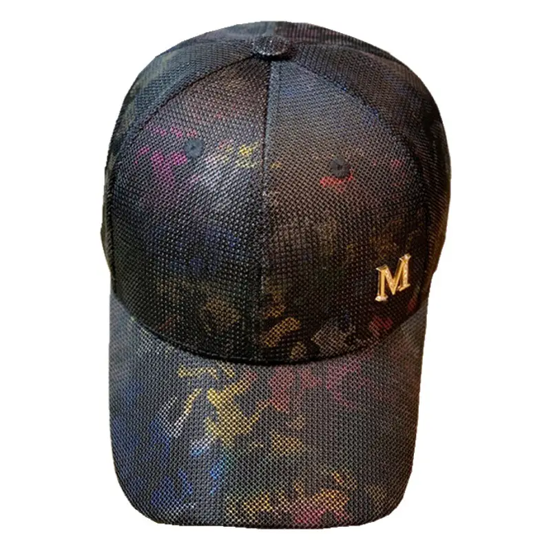Women Mesh Cap with M Logo Summer Wear
