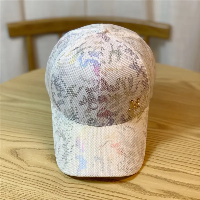 Women Mesh Cap with M Logo Summer Wear - Image 3