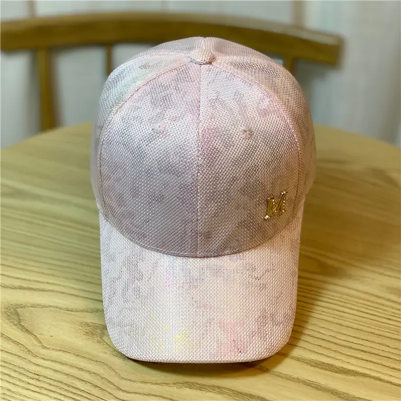 Women Mesh Cap with M Logo Summer Wear - Image 4