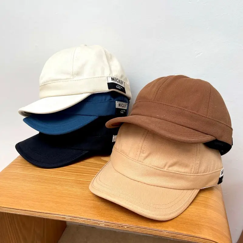 Women's White Niche Short Brim Baseball Cap - Image 6
