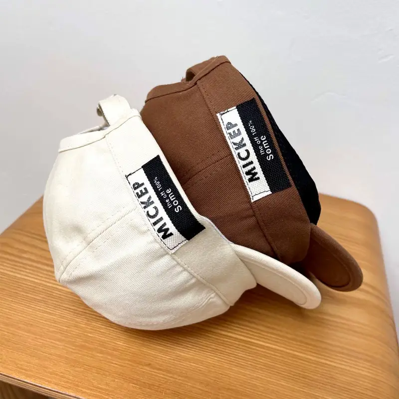 Women's White Niche Short Brim Baseball Cap - Image 7