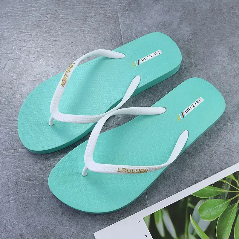 Men Black Korean Style Flip Flops Non-Slip - Image 7