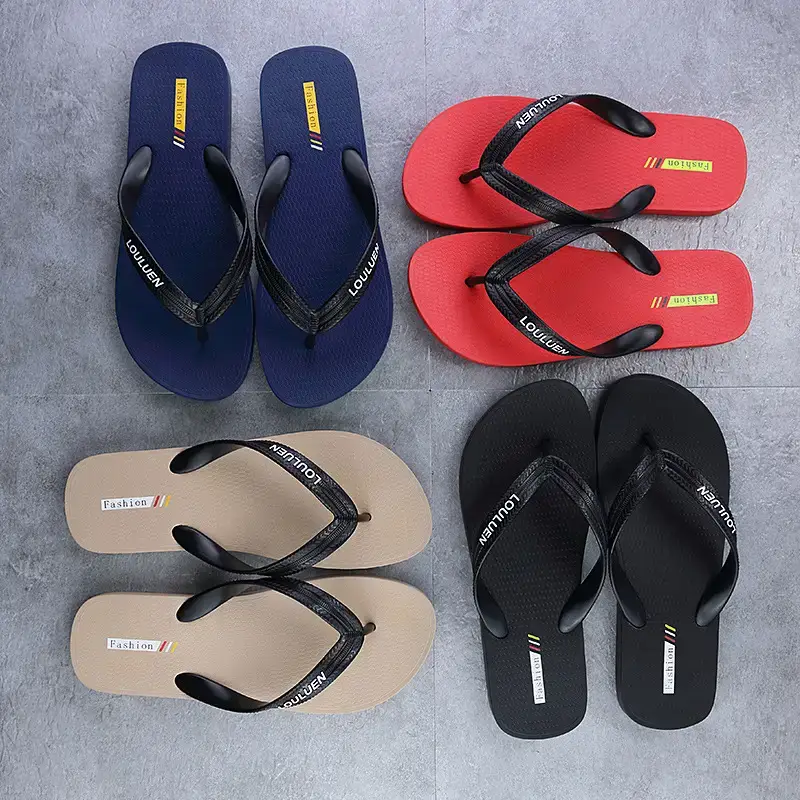 Men Black Korean Style Flip Flops Non-Slip — feature 15