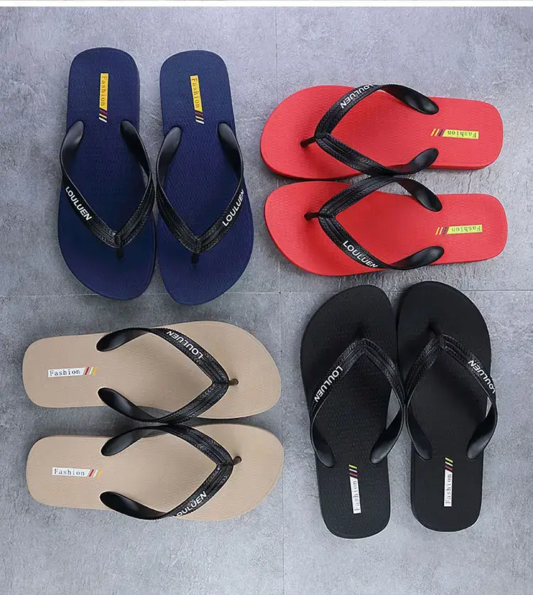 Men Black Korean Style Flip Flops Non-Slip — feature 8