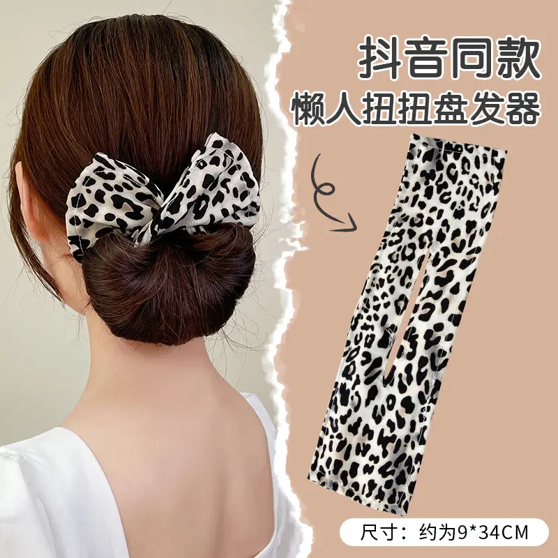 Pink Rose Hair Curler with Magic Twist Design
