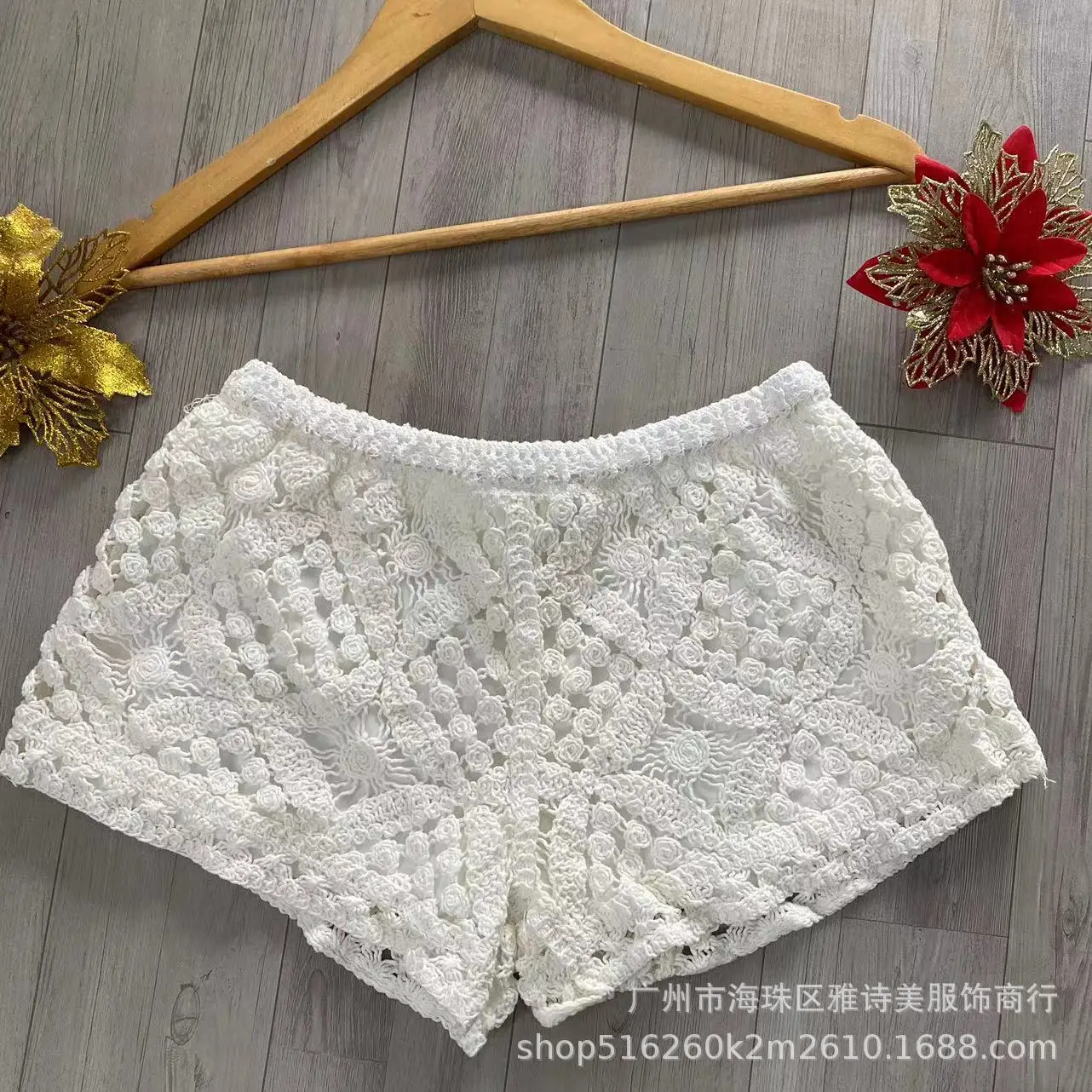New Summer Bikini Set Korean Style Knitted Three Piece - Image 136
