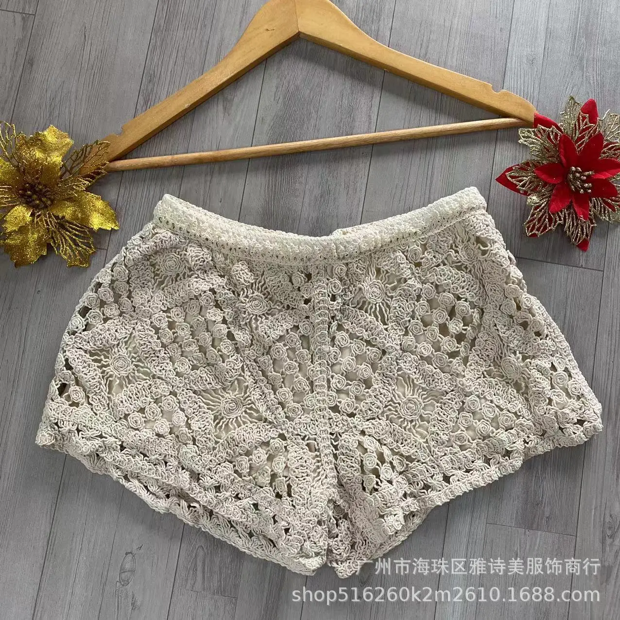 New Summer Bikini Set Korean Style Knitted Three Piece - Image 139
