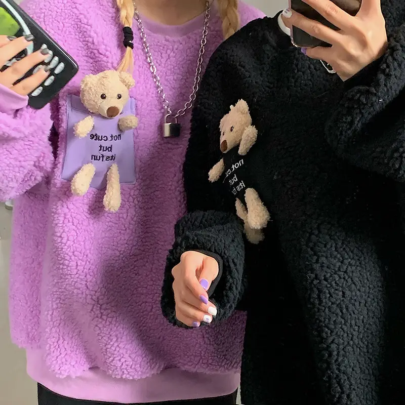 2020 Imitation Lamb Velvet Top for Women — feature 11
