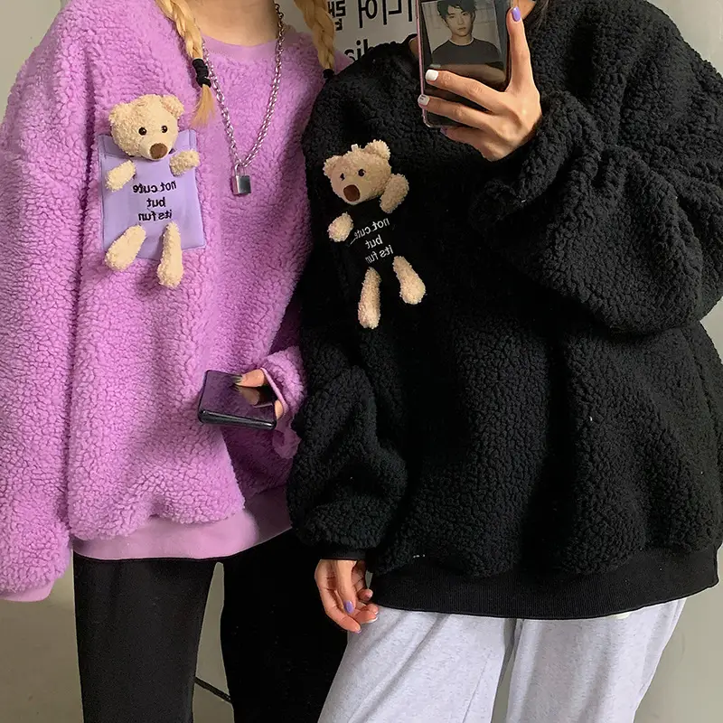 2020 Imitation Lamb Velvet Top for Women — feature 14