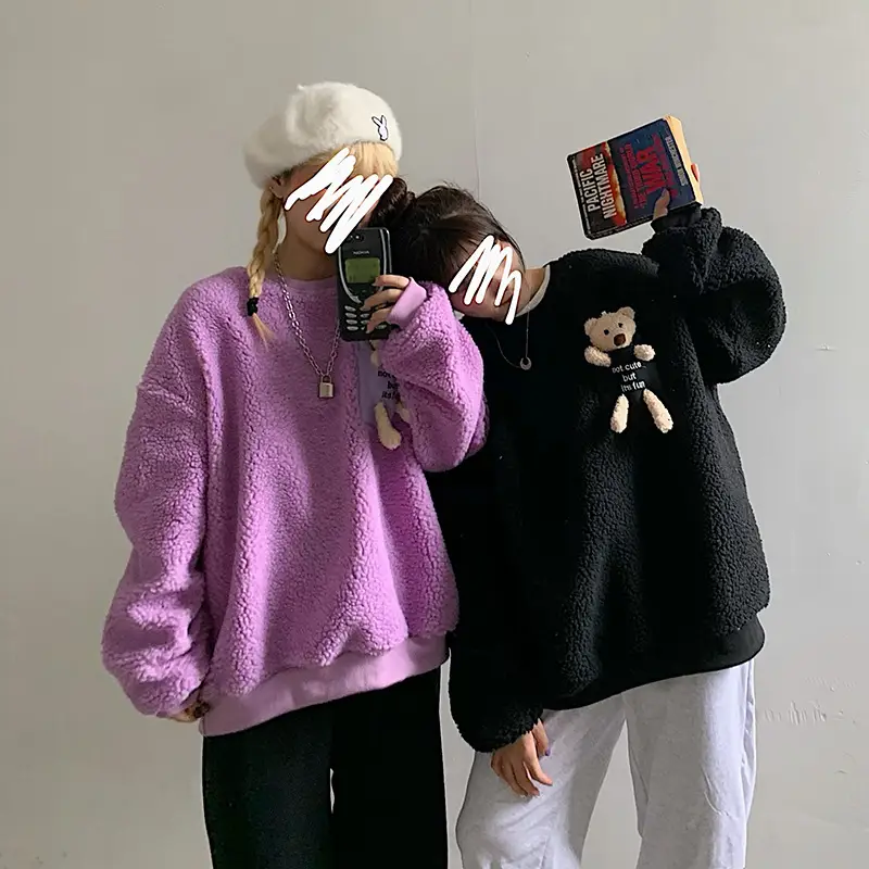 2020 Imitation Lamb Velvet Top for Women — feature 16
