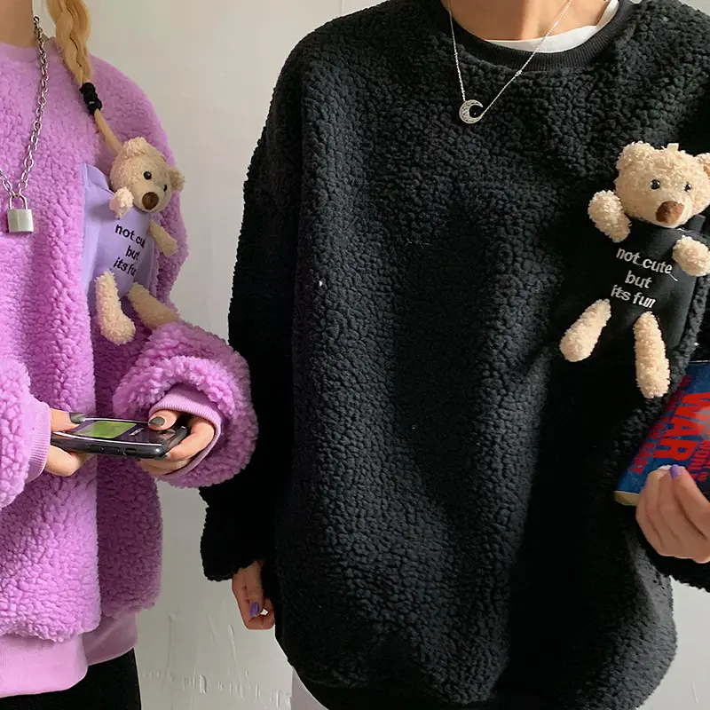 2020 Imitation Lamb Velvet Top for Women — feature 17