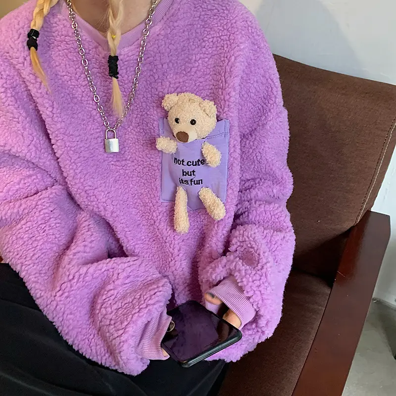 2020 Imitation Lamb Velvet Top for Women — feature 24