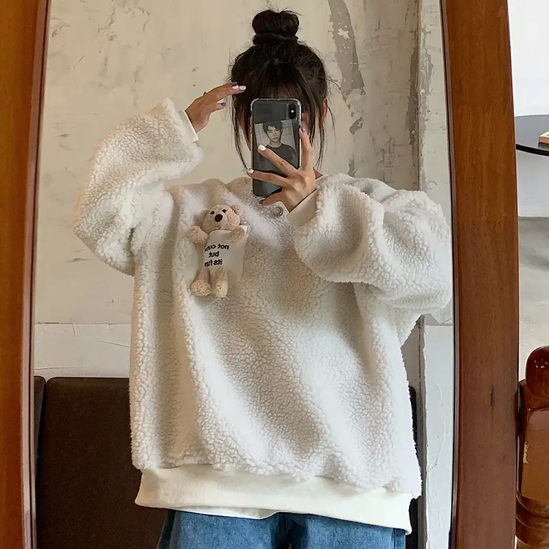 2020 Imitation Lamb Velvet Top for Women — feature 28