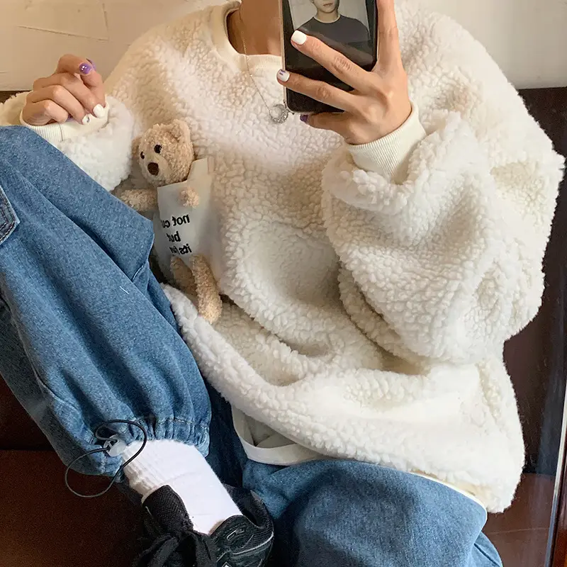 2020 Imitation Lamb Velvet Top for Women — feature 29