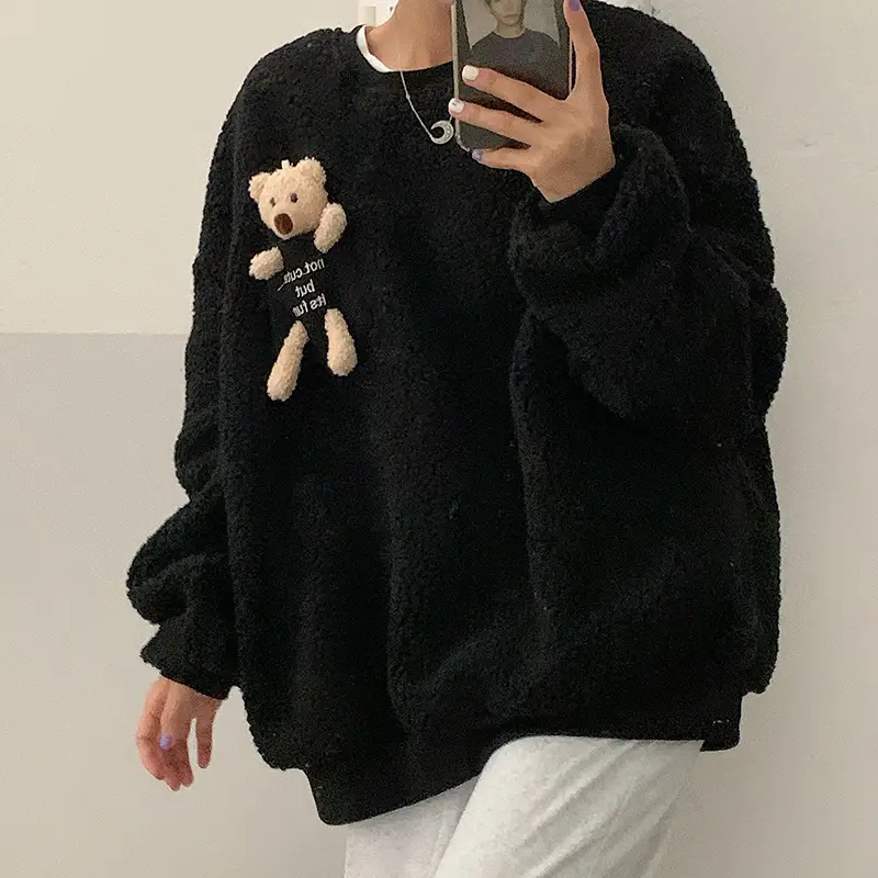 2020 Imitation Lamb Velvet Top for Women — feature 3
