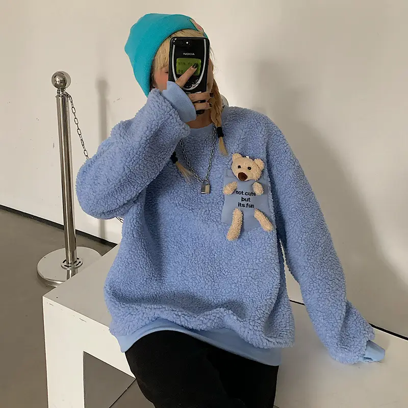 2020 Imitation Lamb Velvet Top for Women — feature 46
