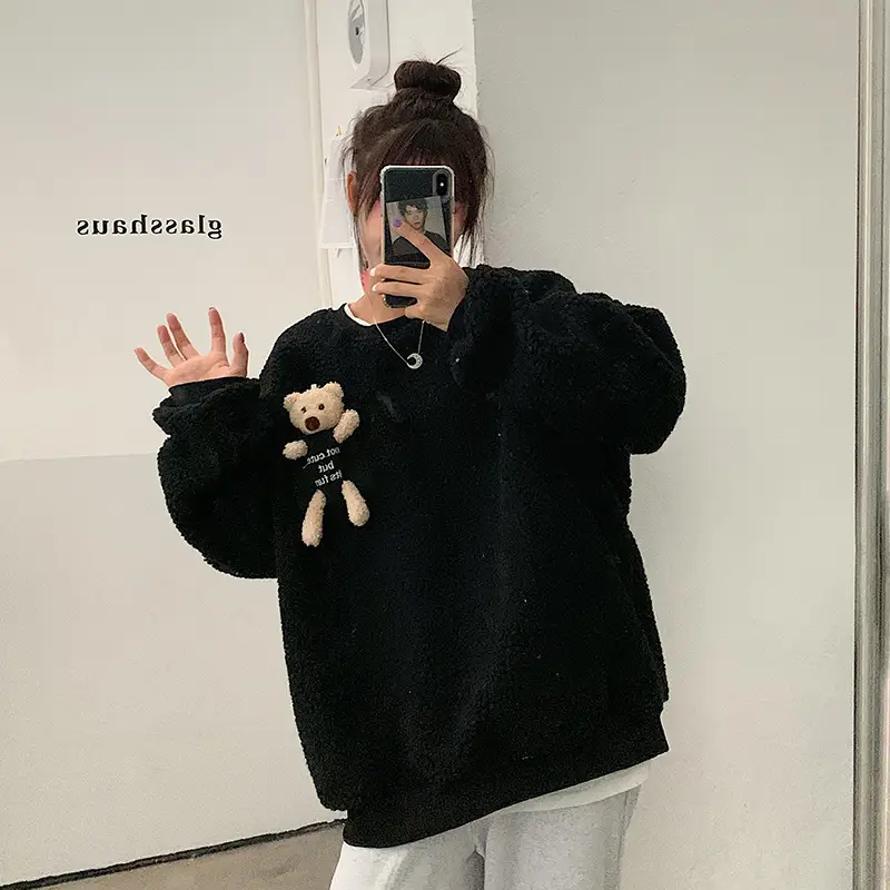 2020 Imitation Lamb Velvet Top for Women — feature 5
