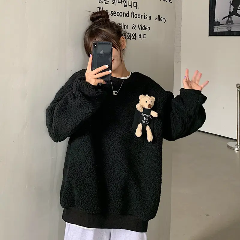 2020 Imitation Lamb Velvet Top for Women — feature 7