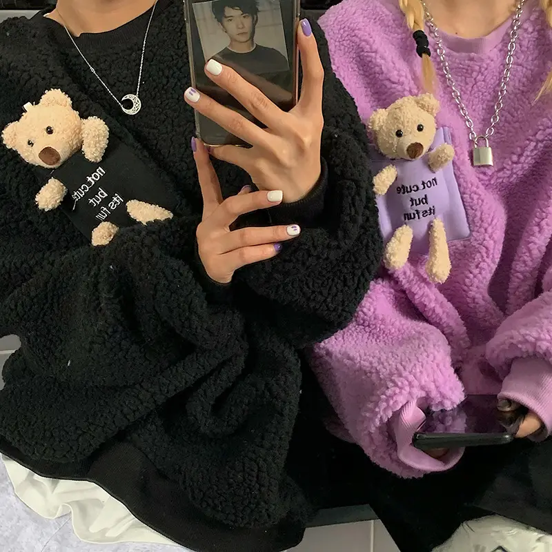 2020 Imitation Lamb Velvet Top for Women — feature 9