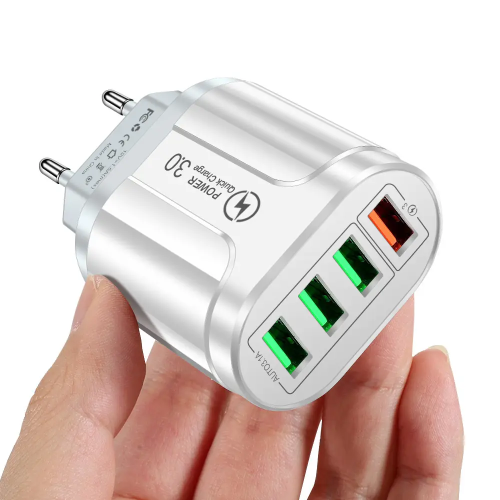 5.1A QC3.0 4USB LED Fast Charger - Image 3