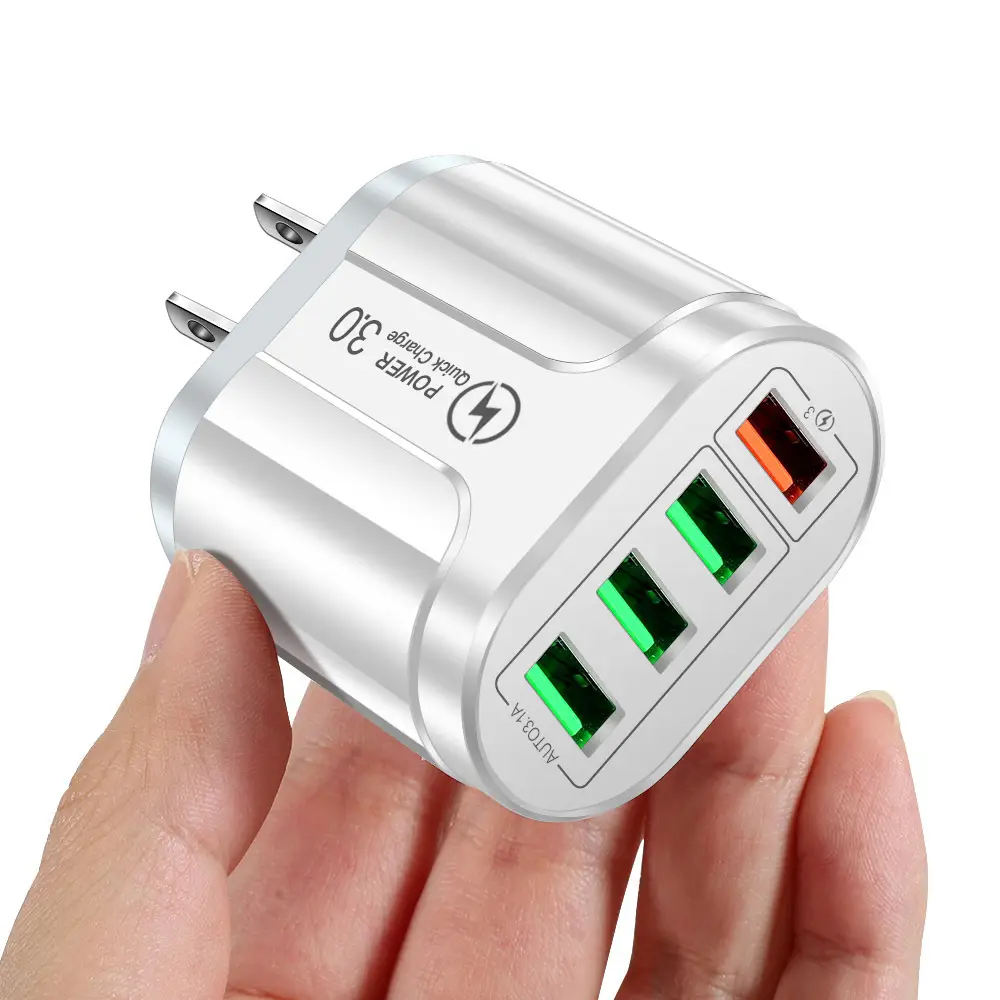 5.1A QC3.0 4USB LED Fast Charger - Image 5