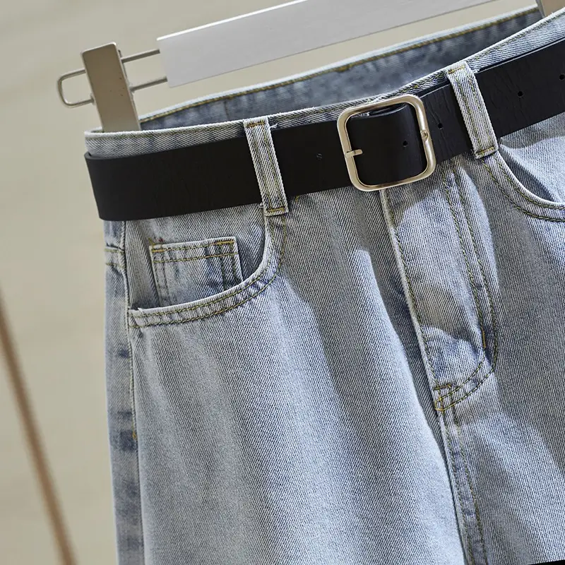 Women Denim Shorts High Waist 2021 Summer - Image 6
