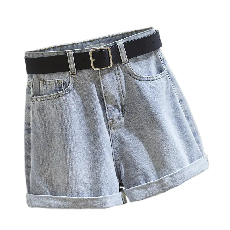 Women Denim Shorts High Waist 2021 Summer - Image 8