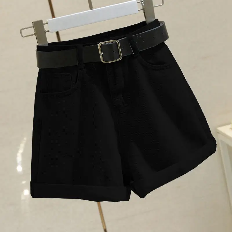 Women Denim Shorts High Waist 2021 Summer - Image 2