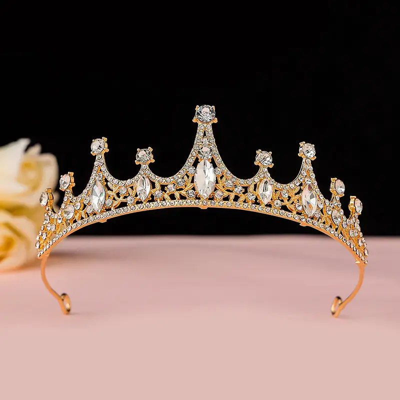 Korean Baroque Crown Headdress for Bride 18+ - Image 80