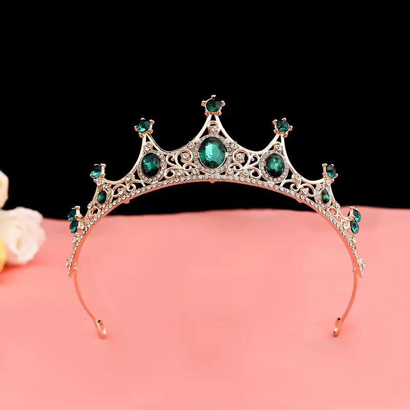 Korean Baroque Crown Headdress for Bride 18+ - Image 12