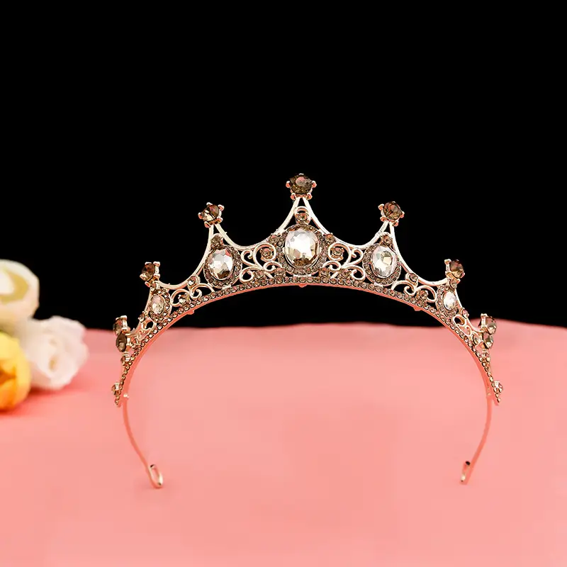 Korean Baroque Crown Headdress for Bride 18+ - Image 15