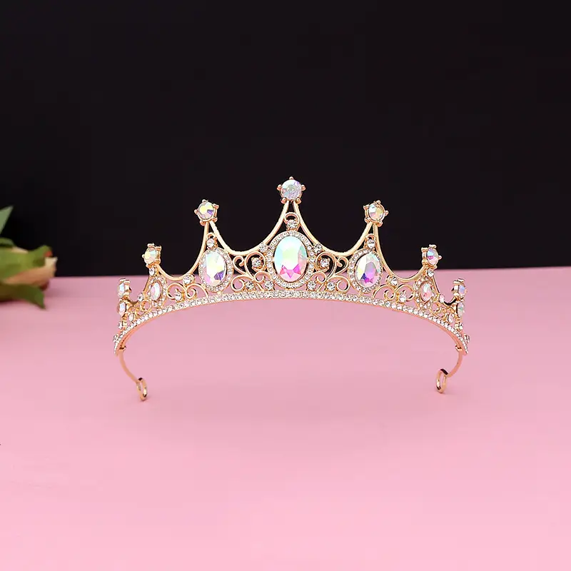 Korean Baroque Crown Headdress for Bride 18+ - Image 16