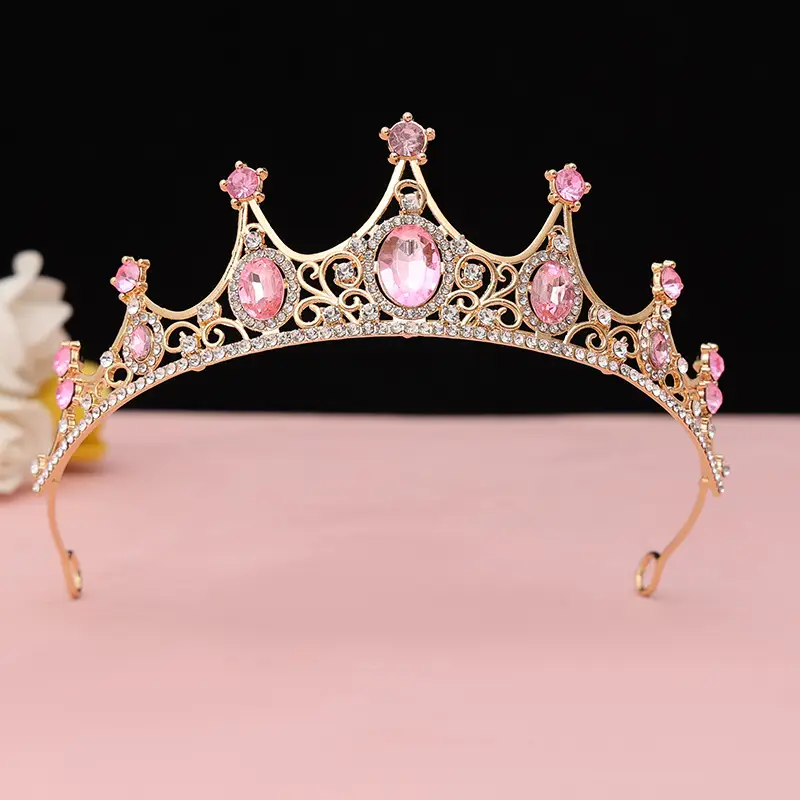 Korean Baroque Crown Headdress for Bride 18+ - Image 21