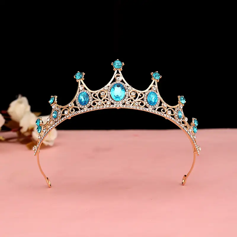 Korean Baroque Crown Headdress for Bride 18+ - Image 22