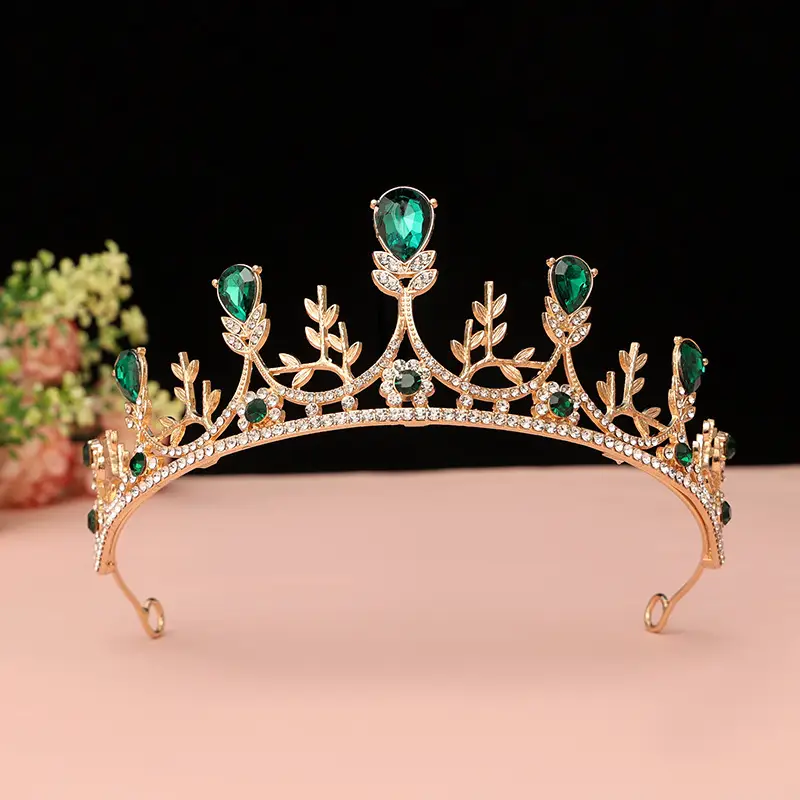 Korean Baroque Crown Headdress for Bride 18+ - Image 35