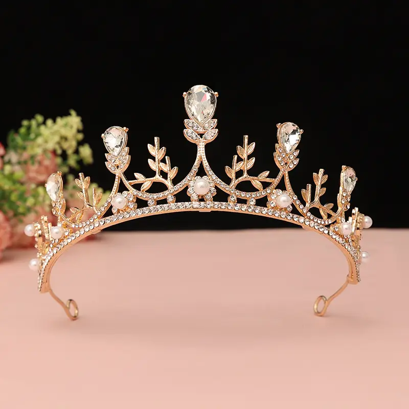 Korean Baroque Crown Headdress for Bride 18+ - Image 38