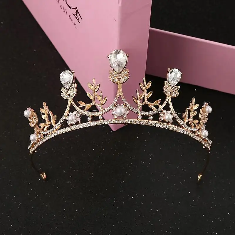 Korean Baroque Crown Headdress for Bride 18+ - Image 42