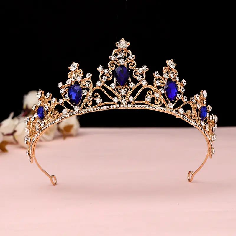 Korean Baroque Crown Headdress for Bride 18+ - Image 52