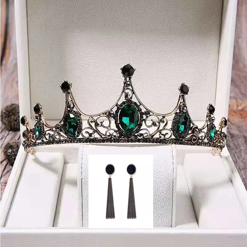 Korean Baroque Crown Headdress for Bride 18+ - Image 7