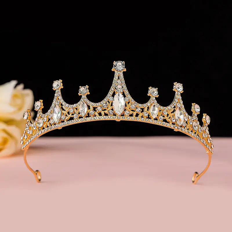 Korean Baroque Crown Headdress for Bride 18+ - Image 71
