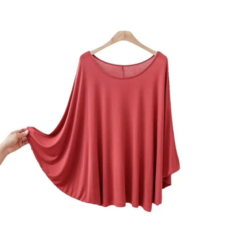 Women's Red Modal Batmobile Top Loose Slim Fit - Image 18