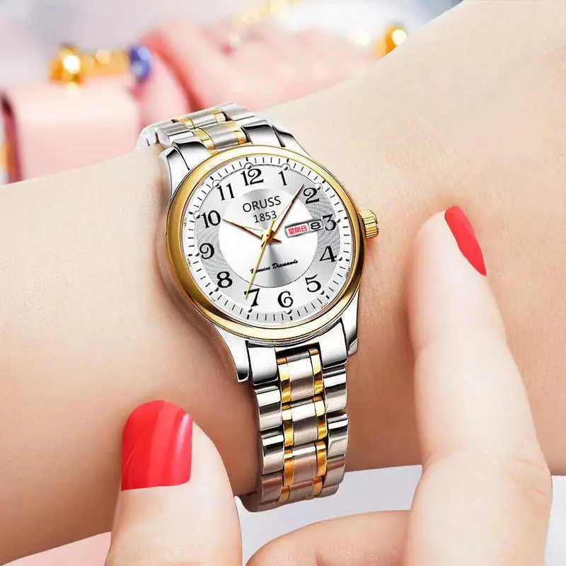 Women's Digital-Golden White Noodles